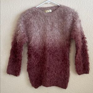Max-X Fuzzy Sweater in Pink